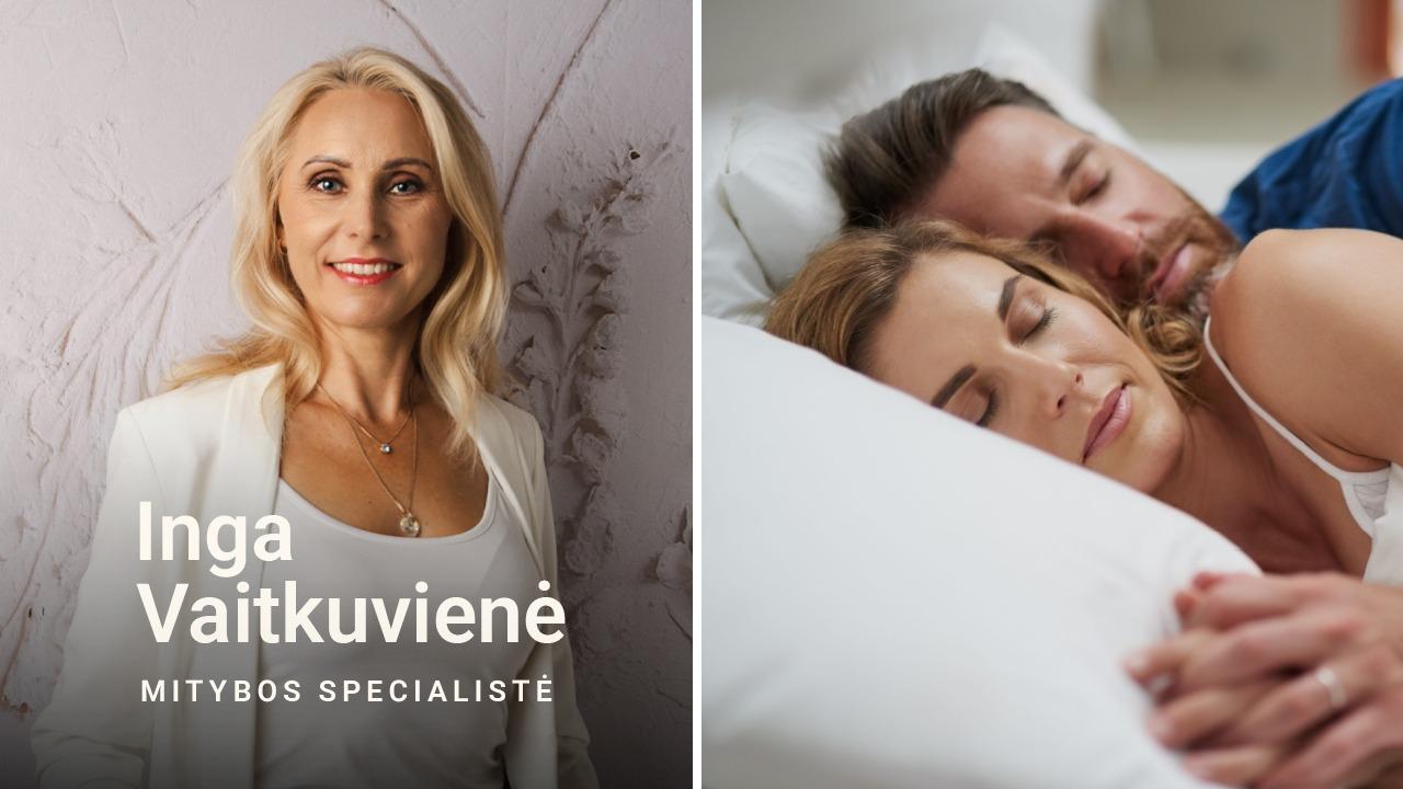 Miegas. Mitybos specialistė, sveikos gyvensenos koučerė Inga Vaitkuvienė