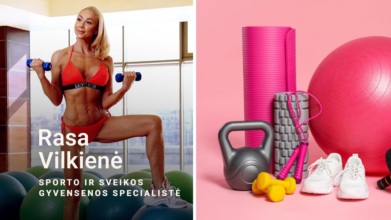 Sporto ir sveikos gyvensenos specialistė Rasa Vilkienė