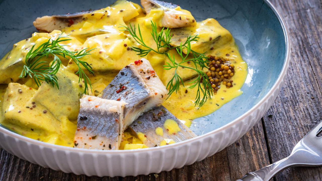 Silkė garstyčių padaže