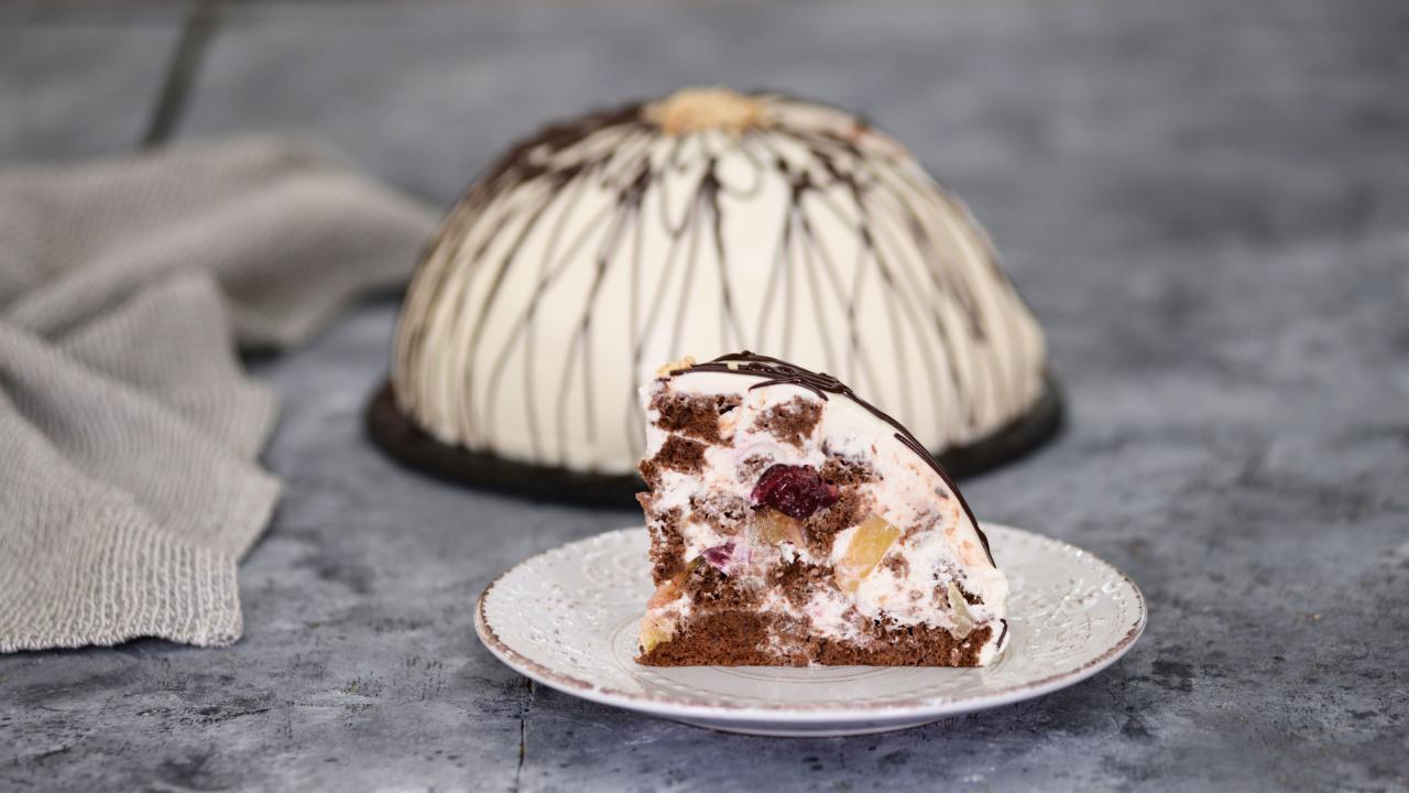 Biskvito kubelių tortas „Pančo“
