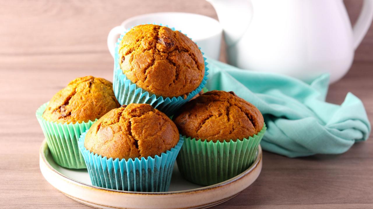 Drėgni moliūgų keksiukai