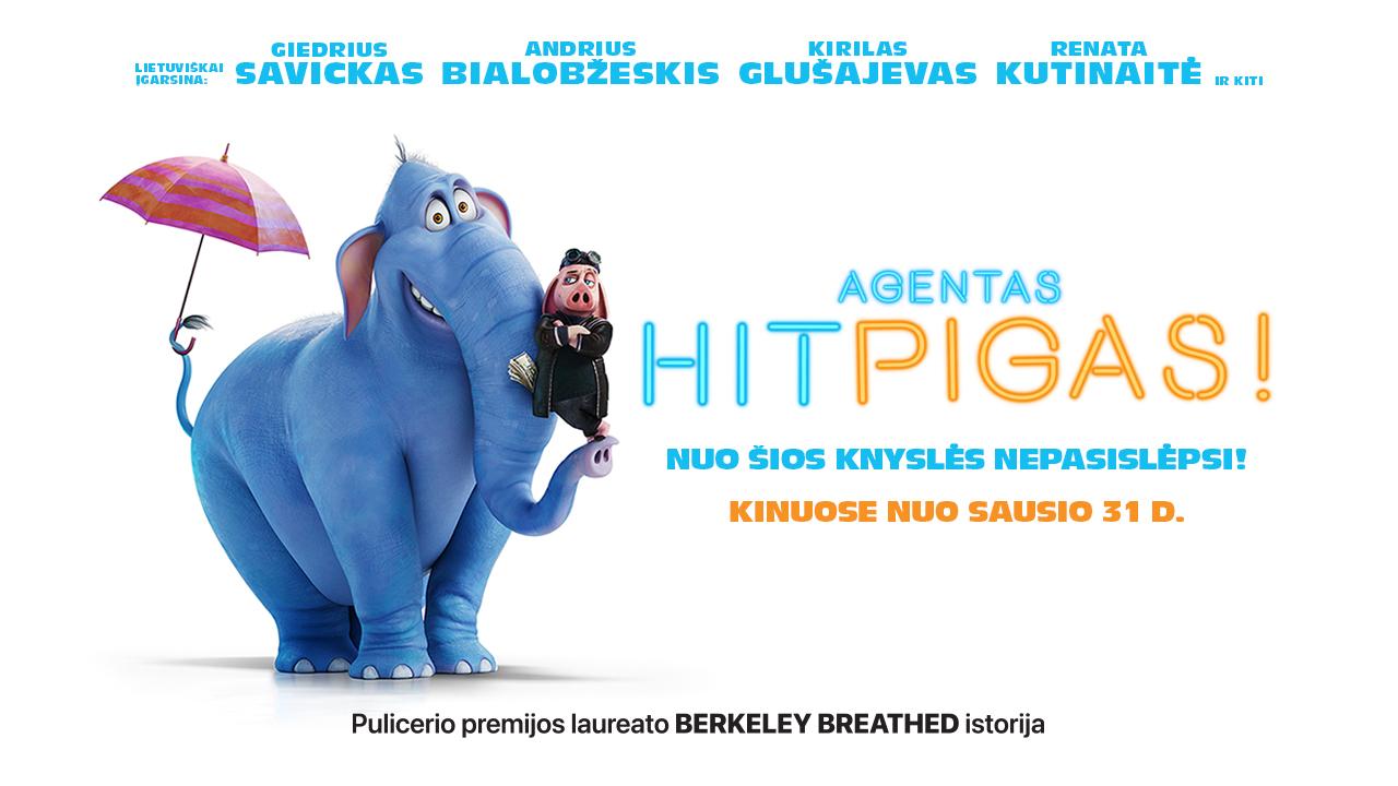 AGENTAS HITPIGAS – pašėlusi animacinė komedija visai šeimai