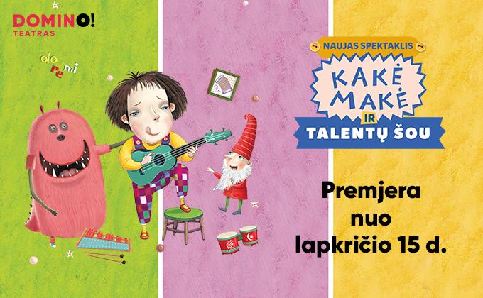 Spektaklis vaikams „Kakė Makė ir talentų šou“