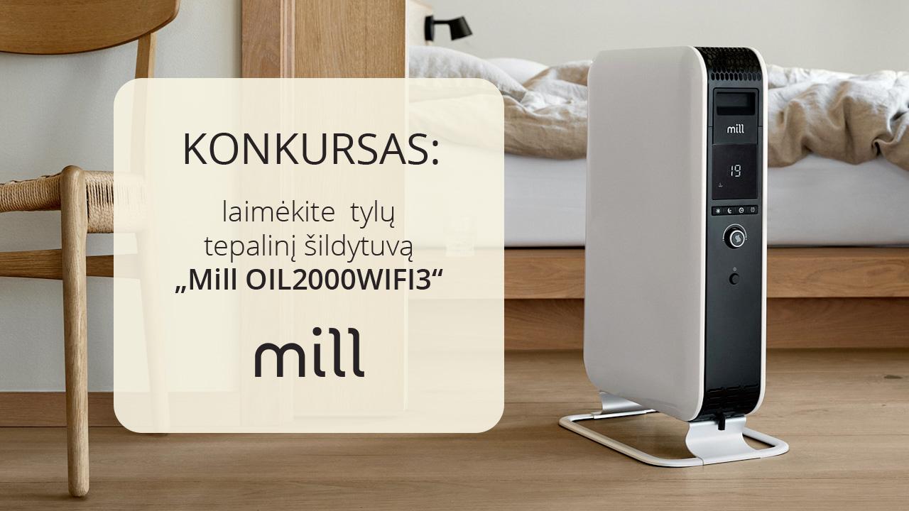 Tepalinis šildytuvas „Mill Gentle Air OIL2000WIFI3“