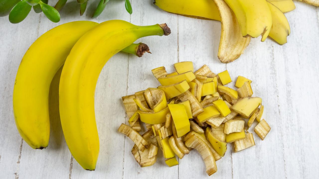 Bananų žievių panaudojimas buityje