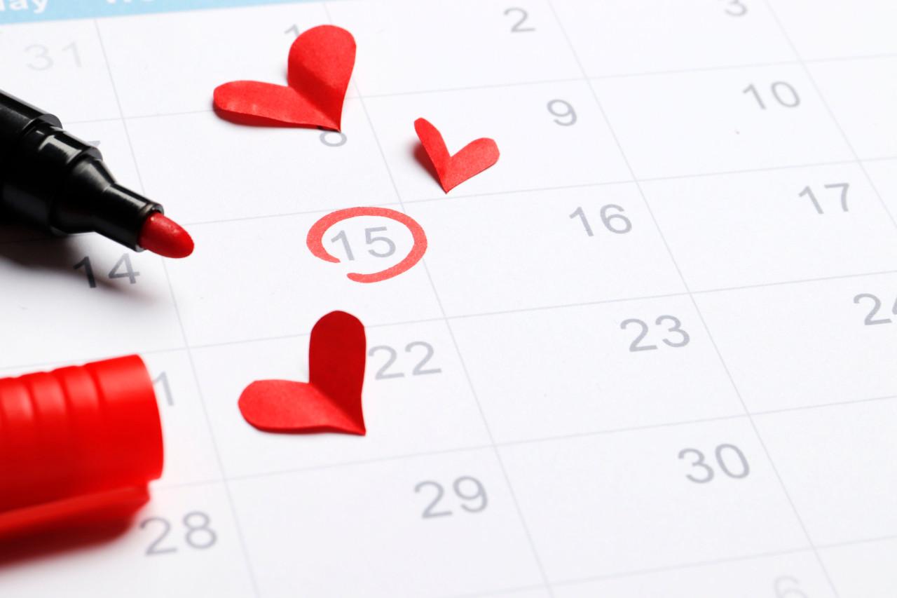 Apibraukta ovuliacijos data kalendoriuje