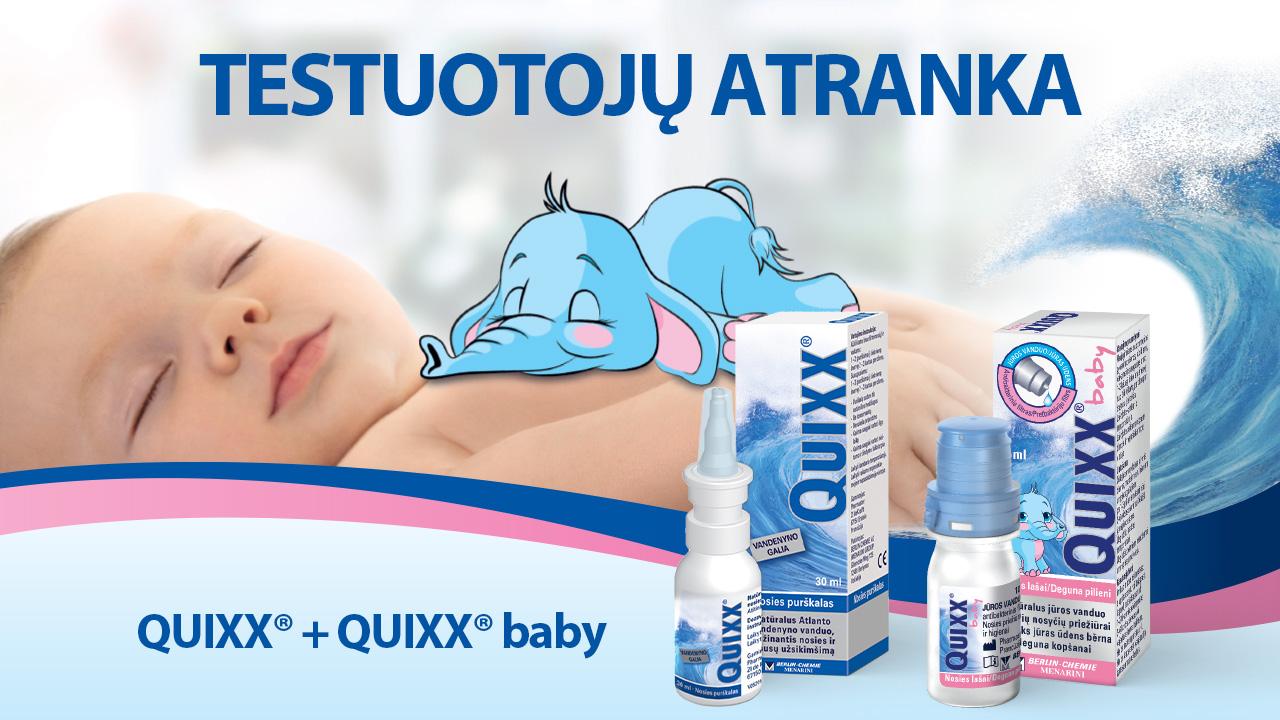 Nosies lašai kūdikiams „Quixx®“ ir „Quixx® baby“
